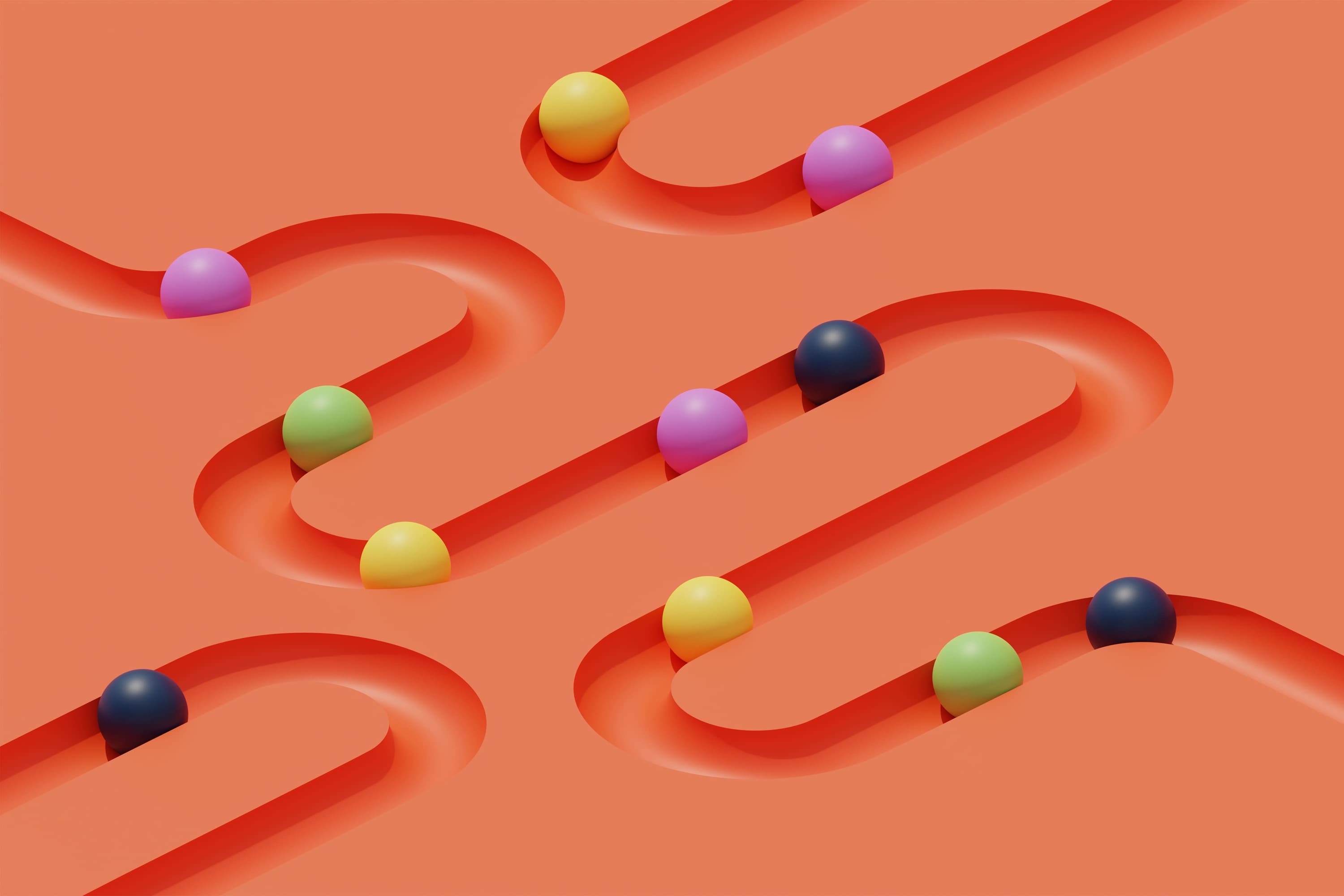 Abstract planning dashboard artwork representing workforce sizing, resources and S&OP coordination